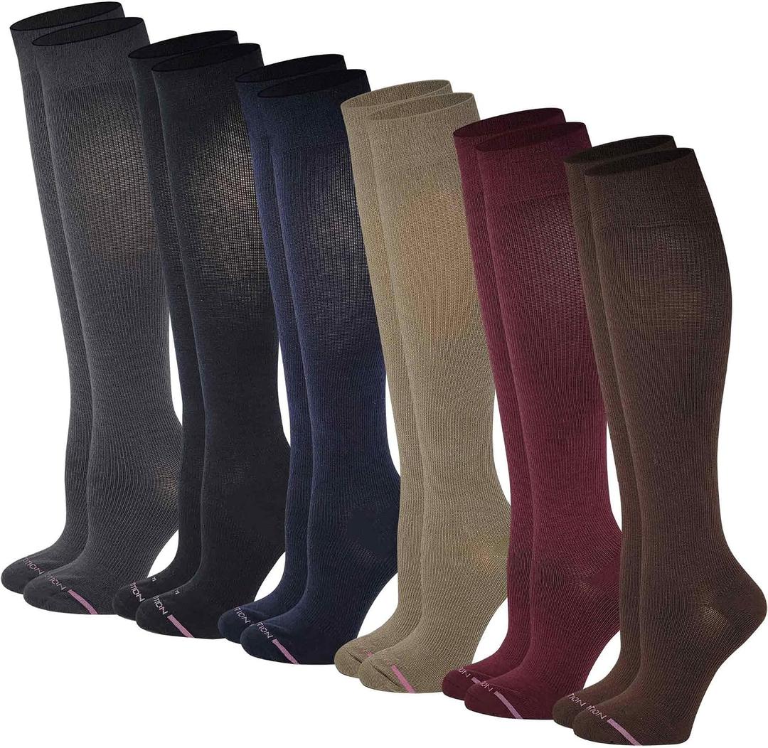 Women's Compression Socks Therapeutic Graduated (Pack of 6 Pairs)