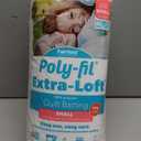 Fairfield Poly-Fil Extra-Loft Quilt Batting, Premium Polyester Batting for Quilting, Ideal for Lap Blankets and Crib-Size Projects, Quilting Supplies, 45" x 60"