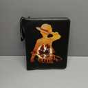 400 Pockets Trading Card Binder for One Piece Cards,Portable Waterproof Card Storage Bag with Removable Sleeves for Anime, Game and TCG Cards