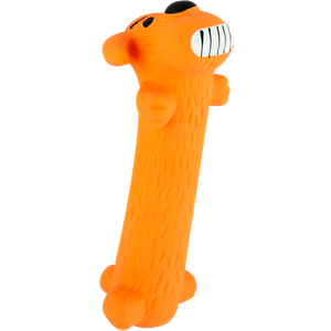 Multipet Original Loofa Latex Dog Toy - Squeaky Toy for All Dogs - Easy-to-Clean Squeaky Toys - Latex Dog Toys for Playing (1 Count)