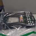 ACKO Folding Step Stool Foldable 16 Inch 400 lbs Capacity, Plastic Stools for Adults and Kids, Collapsible Stools for Kitchen, Stepping Stool with Handle, Black, 1 PC