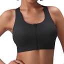 baleaf Sweatleaf Adjustable Sports Bras for Women, Padded Racerback Yoga Bra, High Impact Molded Cup Workout Bra, Size: X-Large