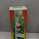 Electric Santa Climbing Up and Down Tree with Music, Bag of Presents - Holiday Decor for Home, Door, Wall - Xmas Ornament