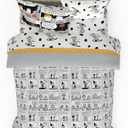 Peanuts Halloween Full Bed Set – Super Soft & Cozy 5 Piece Reversible Comforter and Sheet Set Featuring Snoopy & Charlie Brown, (Official Peanuts Product) by Franco