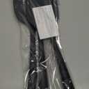 Coukre 3 Pack Silicone Spatula Set, High Heat Resistant, BPA-Free, Fish Spatula, Solid & Slotted Turner for Non-Stick Pans, Flipping Eggs, Pancakes, Fish, Burgers (3, PureBlack)