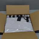 3FT Marquee Light Up Letters, Large Mosaic Balloon Frame M for Engagement Wedding Decorations Birthday Party Backdrop Decor, Balloon Arch Kit