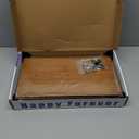 ETMI Vintage Bread Box for Kitchen Countertop - Retro Brown Bread Storage Box Breadbox