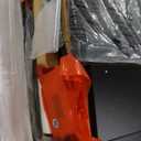 Rolanstar Bed Frame Queen Size with Charging Station and LED Lights, PU Leather Headboard with Storage Shelves, Heavy Duty Metal Slats, No Box Spring Need, Noise Free, Easy Assembly, Black