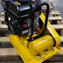 7HP Plate Compactor, 212CC Gas Engine, 4200lbs Power Jumping Jack Tamper, 22.1x15.9 in Plate Compaction Force Rammer Jumping Jack Tamper, 5600 VPM Pavement Compactor for Asphalts, Walkway
