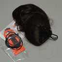 FELENDY Ponytail Extension, 15" Drawstring Ponytail Hair Extensions Wavy Curly Clip in Pony Tails Cute Hairpiece for Daily Use Synthetic Dark Brown