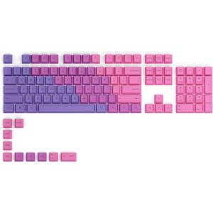 GPBT Dye Sublimated Keycaps (Nebula) - Thick PBT Plastic 114 Keycap Set for 100% Full Size, 85% 80% TKL, 60% Compact, 75% Mechanical Keyboards