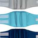 CuteBone Dog Diapers Male Washable Belly Band for Male Dogs Wraps 3 Pcs, Size S