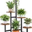 6 Tiered Plant Stand Indoor
Corner Plant Stands for Indoor Plantss Multiple, Metal Wood Plant Flower Shelf Rack for Living Room, Patio, Brown