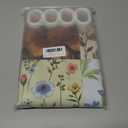 Boho Floral Shower Curtain 60x72 Vintage Retro Flowers Bathroom Decor