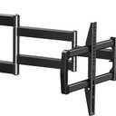 MOUNTUP Outdoor TV Mount Weatherproof for Most 42-75 Inch TVs, Fits for Gazebo and Patio, Anti Rust 37.9" Long Arm Wall Mount Full Motion with Tilt & Swivel, Max VESA 600x400mm and Up to 99 LBS