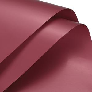 MECCANIXITY Pearlescent Film Flower Wrapping Paper 22.8x22.8 Inch Waterproof for DIY Crafts, Gift/Gift Box Packaging Cherry Red Pack of 20