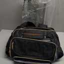 Lekebobor Travel Rolling Backpack, 18 inch Waterproof Bag with 360 Wheels for 15.6" Laptop, Convertible Airline Approved Travel Back Pack for Men & Women, Business, Commuter (Black)