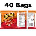 Cheetos Crunchy Cheese Flavored Snacks, Gluten Free, 1 Ounce Single Serve Bags (Pack of 40) (EXP 02/24/26)