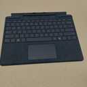 Microsoft Surface Pro Keyboard for Surface Pro 9 and 8 with Pen Storage, Alcantara Material, Sapphire