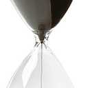 Hourglass, HoveBeaty Hand-Blown Sand Timer Set for Time Management 15 Minutes Durable Glass Construction (15 Min, Black)