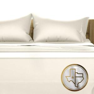 TEXAS LINEN CO. 100% Egyptian Cotton King Size Sheets Set - Luxury 1500 Thread Count Egyptian Cotton Sheets King Size, 17" Deep Pocket, Soft, Cooling Sateen Weave Hotel Quality Bedding Set - Ivory