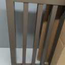 Dog Gate Indoor, Freestanding Dog Fence for The House, Doorways, Hallways,or Stairs,Pet Gate Foldable Wooden,Expandable 24" Height 4 Panels,Brown
