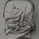 White Full Blackout Pinch Pleated Curtain 95 Inches Long for Bedroom Noise Reducing Window Treatment Thermal Insulated Backtab Drapes with 9 Hooks (Ring not Include), 40"x95"x2, Bright White