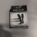 Physix Gear Compression Socks 20-30 mmHg - Men & Women - Running, Nurses, Shin Splints, Flight, Travel (Black/Grey)