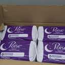 Poise Overnight Incontinence & Postpartum Pads for Bladder Leaks, 8 Drop Extra Coverage, 96 Count (Long)