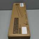 FLYJOE Picture Ledge Shelf, Small Floating Shelves Set of 8, 16 Inches Nursery Book Shelves for Toys Storage, Kids Bookshelf Wall Mounted for Living Room Bedroom Decor Books Photo Frames, Cool Black