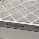Nordic Pure 20x25x4 (19_1/2 x 24_1/2 x 3_5/8) Pleated MERV 12 Air Filters 1 Pack