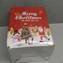 7FT Christmas Inflatables Outdoor Decorations, Blow Up Yard Decorations with Santa Claus Penguins Reindeer and Gift Bag Inflatable with LED Lights for Indoor Outdoor Yard Garden Decor