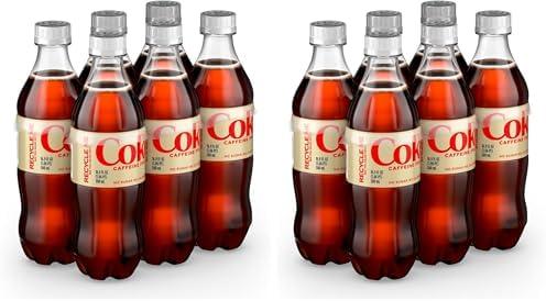 Diet Coke Caffeine Free Soda Soft Drink, 16.9 fl oz, 24 Pack, Best By August 4, 2025