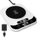 Sourdough Starter Warmer, Upgraded Sourdough Warmer 2.0, Graphene Heating, Precise 1F Stepless Control (70-100F), C/F Display, Auto On/Off (0-12H), Dough Warmer with USB Plug for Home Baking