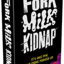 Hasbro Gaming Fork Milk Kidnap Game for Adults Only, an Adult Party Game of Questionable Choices, Ages 17+, for 3 to 10 Players, Hilarious NSFW Card Games (Multicolor)