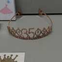 Bella Meri 35th Birthday Gifts for Women, 35th Birthday Tiara Crown, Sash, Cake Toppers,Birthday Candles, 35 Birthday Decorations Women