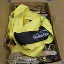 Car Tie Down Straps for Trailers 4 Pack Heavy Duty 2" x 120" Trailer Tire Straps with 3333 lbs Safe Working Load, Over The Wheel Straps for Car Hauler, Truck, UTV, and Utility Trailers