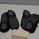 Ozaiic Pilates Socks for Women Non Slip Grip, Yoga Socks with Grippers for Barre, Hospital, Ballet, Dance, Barefoot Workout (One Size, Black-2 Pairs)