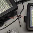 AmeriTop Solar Lights Outdoor, Super Bright 1600LM LED 6000K Solar Motion Sensor Lights with Wide Angle Illumination; 3 Adjustable Heads, IP65 Waterproof Outdoor Security Lighting (Black)