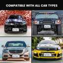 2 Pcs Silicone License Plate Frames with 2 Clear Polycarbonate Covers, Rust-Proof, Weather Resistant, Easy Installation, Premium License Plate Protector, Covers & Frames with 2 Drainage Holes