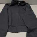 Leapstride Women's Fleeced Performance Jacket - Full-Zip Stand-Up Collar, Warm Fleece for Winter Daily Wear M