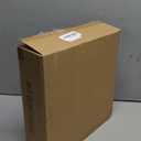 Double Sided Corner Clock, Made of Metal Material, Square Digital Clock, Silent Quartz Movement, with LED Light Strip, Decorated on The Living Room, Bedroom, and Study Walls (White)