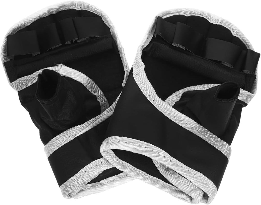 1pair Half-Finger Sparring Gloves for Kickboxing Breathable -wear Boxing Gloves for Men and Women Comfortable Wrist Support for Training and Exercise