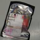 APIELE 110V-220V 22mm Latching Push Button Switch 15A Angel Eye LED Waterproof Aluminum Alloy Round Self-Locking 7/8'' 1NO 1NC 1 Pack (Black Shell-Red, 22MM)