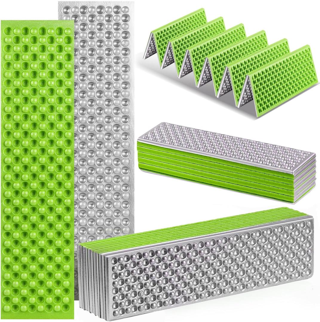 Foam Camping Pads for Sleeping, Foldable Closed Cell Foam Camping Mattress, Waterproof Outdoor Sleeping Mat for Ultralight Backpacking Thru-Hiking (2 Packs)