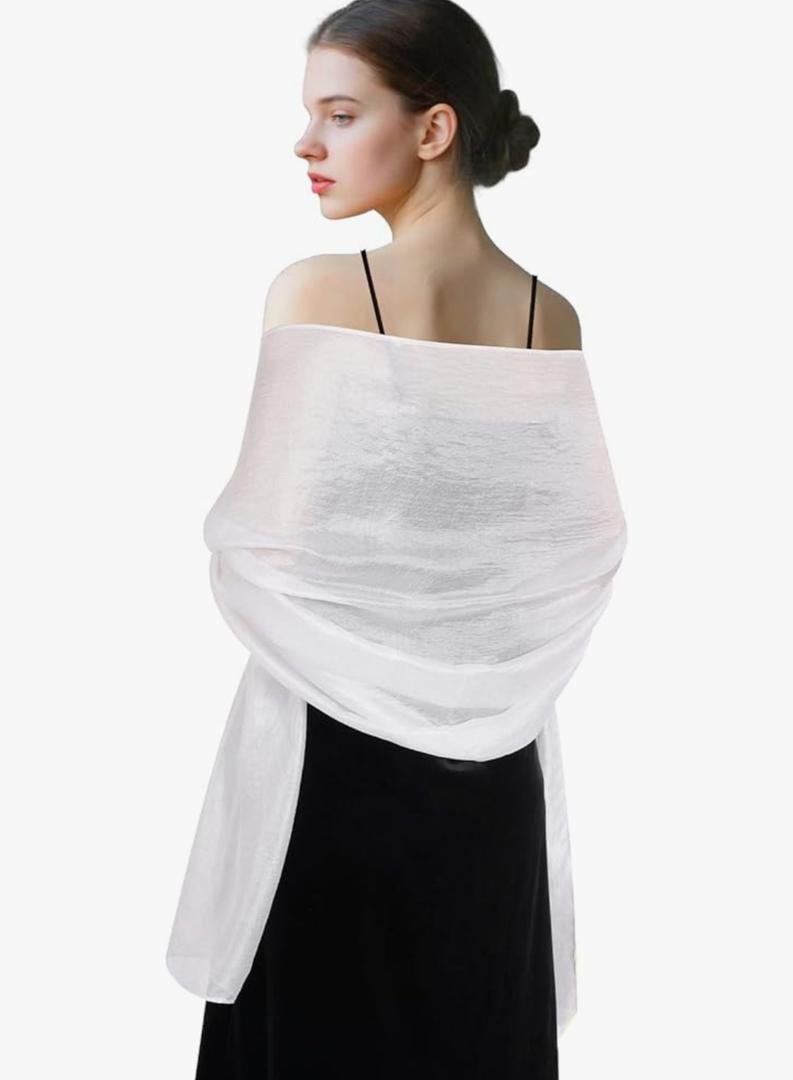 Womens Scarf Pashmina Shawls and Wraps for Evening Dress Wedding Bridesmaid Gift