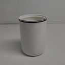 Fine Ceramic Canister w/Lid 6.1inx9.3in