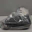 Knixmax Women's Winter Snow Boots Waterproof Mid Calf Booties Fur Lined Warm Outdoor Insulated Mucker Yard Skiing Hiking Boots Black Size 6 US / 37 EU