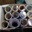 Skyygemm 12 Rolls 47.2" x 12 ft Bulletin Board Paper Colored,Mixed Color
