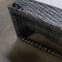 GZMR 2-person Grey and Off White Steel Outdoor Swing